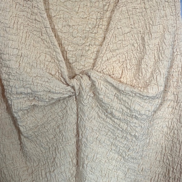 MADEWELL Popcorn-knit twist-front sleeveless top. Size XL - Picture 5 of 8